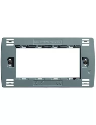 Bticino luna soporte 4 plazas c4704